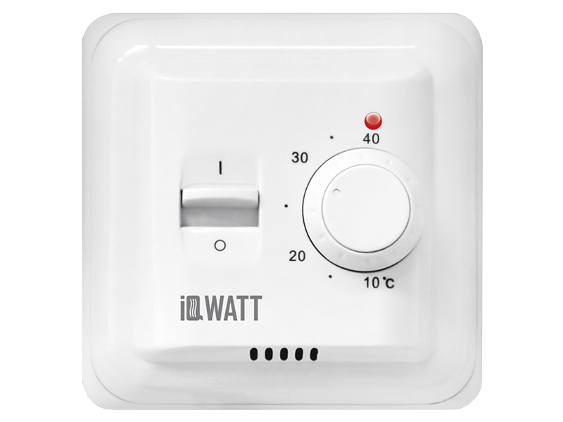 IQ WATT - Аксессуар IQ WATT IQ THERMOSTAT M White - терморегулято