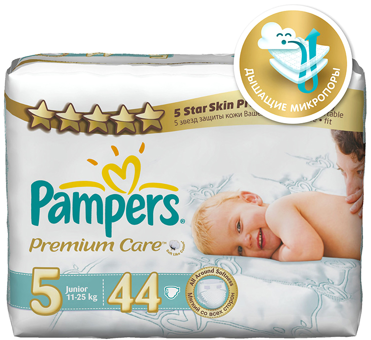 Pampers - Подгузник Pampers Premium Care Jumbo Junior 11-25кг 44шт