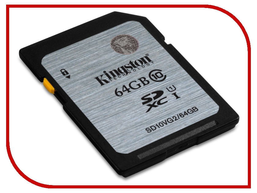   64Gb - Kingston High-Capacity Class 10 - Secure Digital SD10VG2 / 64GB
