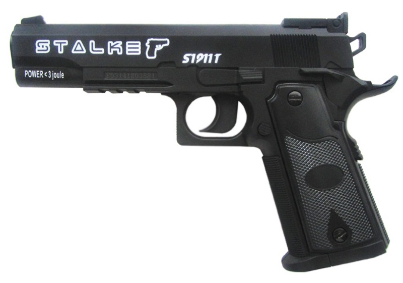  Пистолет Stalker S1911T Black ST-12051T