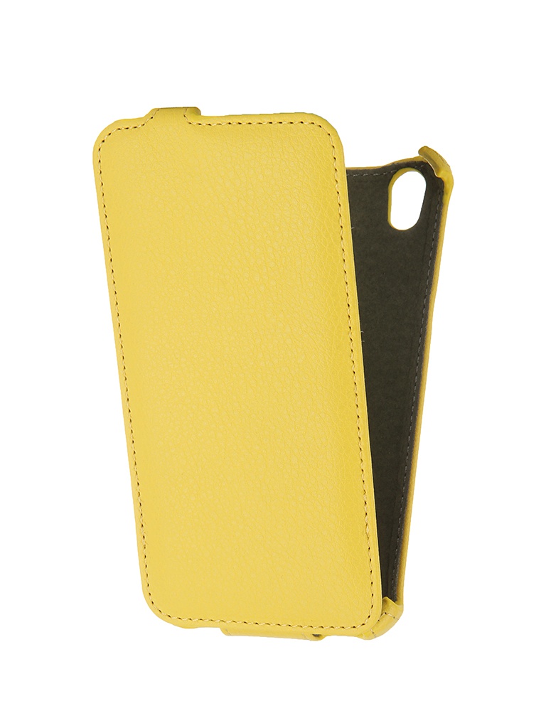  Аксессуар Чехол-флип Philips i908 Activ Leather Yellow 43789