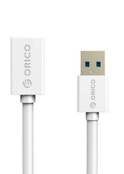  Аксессуар Orico USB (M) to USB (F) CER3-15-WH White