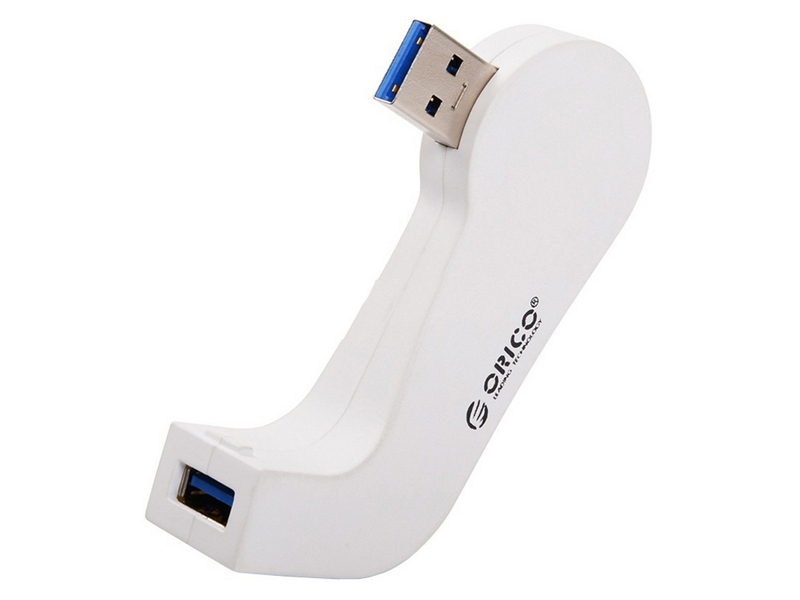  Хаб USB Orico DM1U-WH White