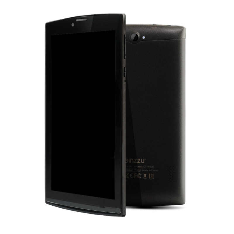 Ginzzu GT-W170 Black MTK8735M 1.0 GHz/1024Mb/8Gb/GPS/LTE/Wi-Fi/Bluetooth/Cam/7.0/1024x600/Android