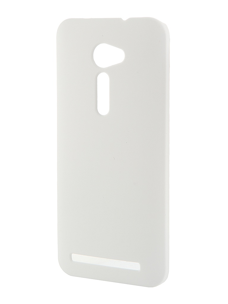 Pulsar Аксессуар Чехол-накладка ASUS ZenFone 2 ZE500CL Pulsar Clipcase PC Soft-Touch White PCC0037