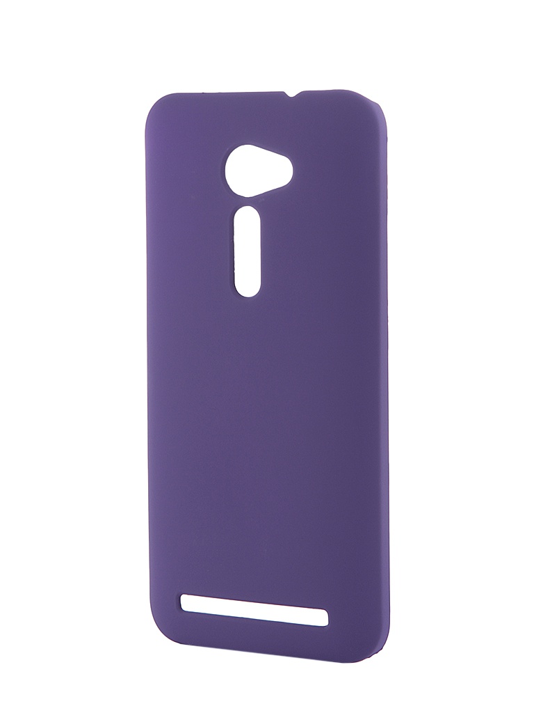 Pulsar Аксессуар Чехол-накладка ASUS ZenFone 2 ZE500CL Pulsar Clipcase PC Soft-Touch Purple PCC0039