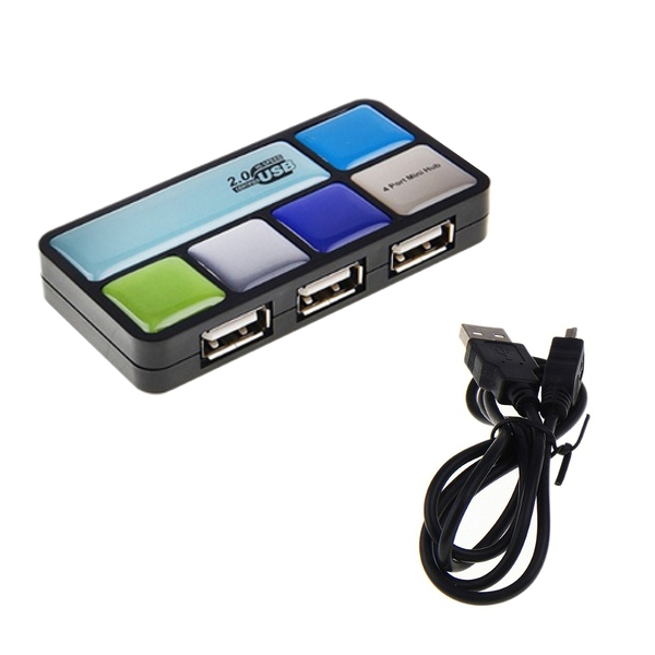  Хаб USB Luazon 4-ports 134048