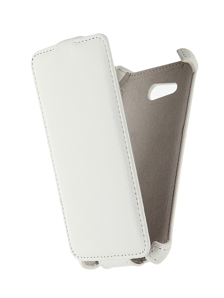  Аксессуар Чехол-флип Sony Xperia E4G Activ Leather White 47661