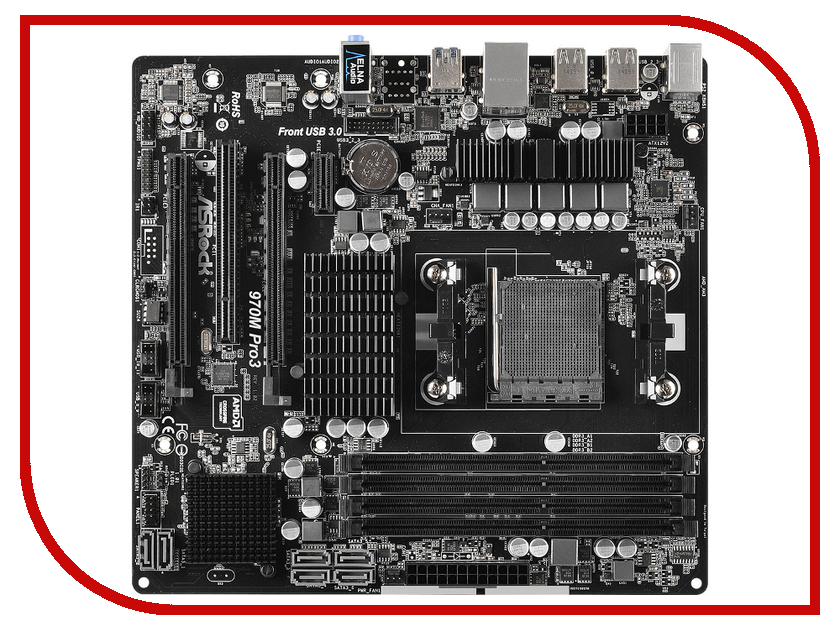 Материнские платы 970M Pro3 Материнская плата ASRock 970M Pro3