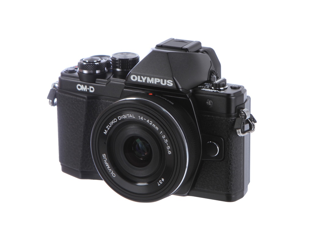 Olympus Фотоаппарат Olympus OM-D E-M10 Mark II Pancake Kit 14-42 mm F/3.5-5.6 EZ Black