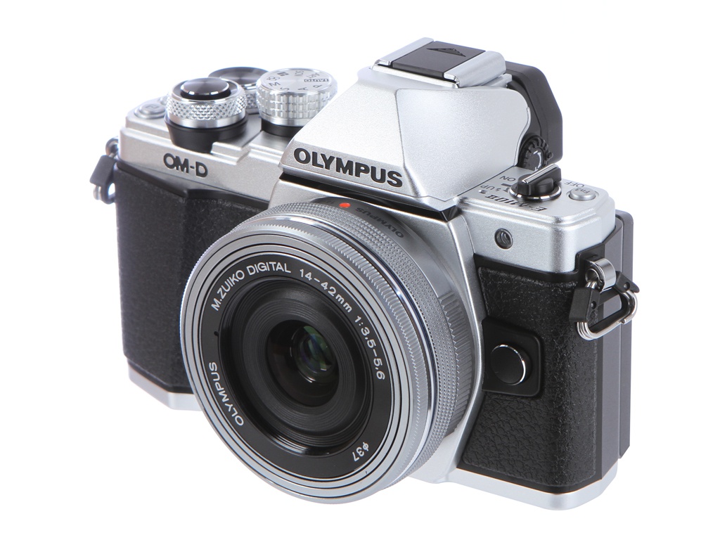 Olympus Фотоаппарат Olympus OM-D E-M10 Mark II Pancake Kit 14-42 mm F/3.5-5.6 EZ Silver