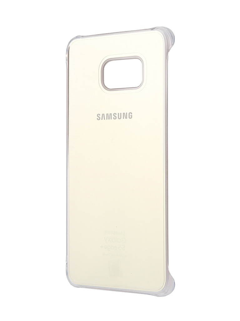 Samsung Аксессуар Чехол Samsung SM-G928 Galaxy S6 Edge+ Glossy Cover Gold SAM-EF-QG928MFEGRU