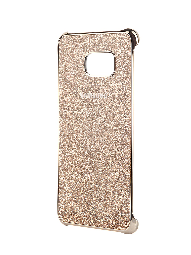 Samsung Аксессуар Чехол-накладка Samsung SM-G928 Galaxy S6 Edge+ Gold Glitter Cover EF-XG928CFEGRU