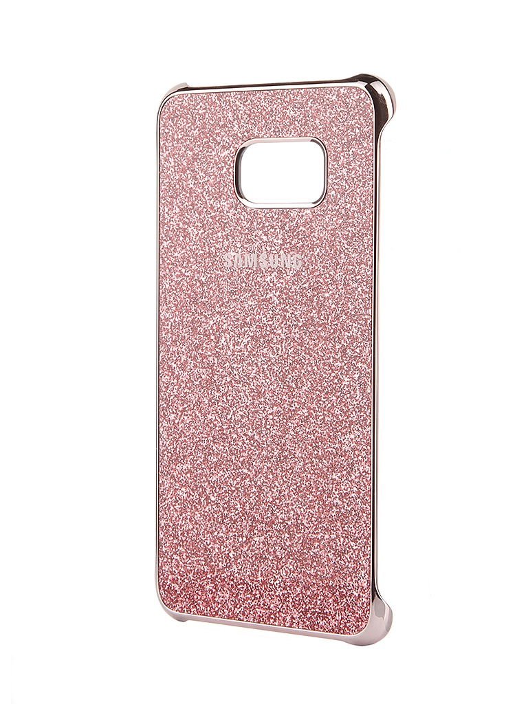 Samsung Аксессуар Чехол-накладка Samsung SM-G928 Galaxy S6 Edge+ Pink Glitter Cover EF-XG928CPEGRU