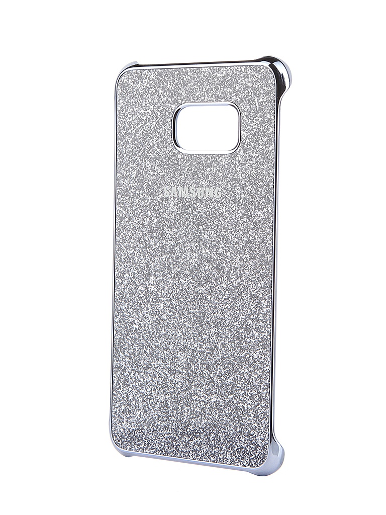 Samsung Аксессуар Чехол-накладка Samsung SM-G928 Galaxy S6 Edge+ Silver Glitter Cover EF-XG928CSEGRU