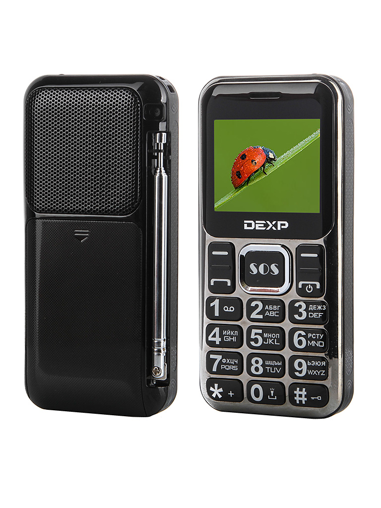 Сотовый телефон DEXP Larus S3 Silver-Black