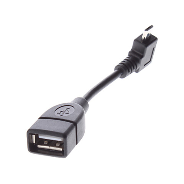  Аксессуар Glossar USB-microUSB 10cm 25362