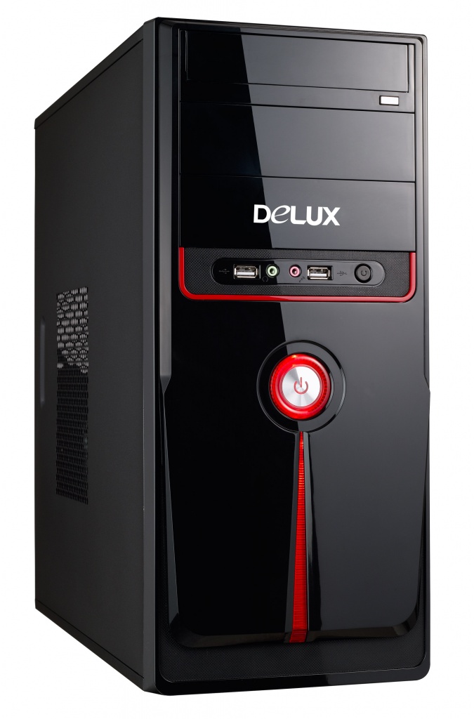 Delux Miditower DLC-MV871 Black-Red