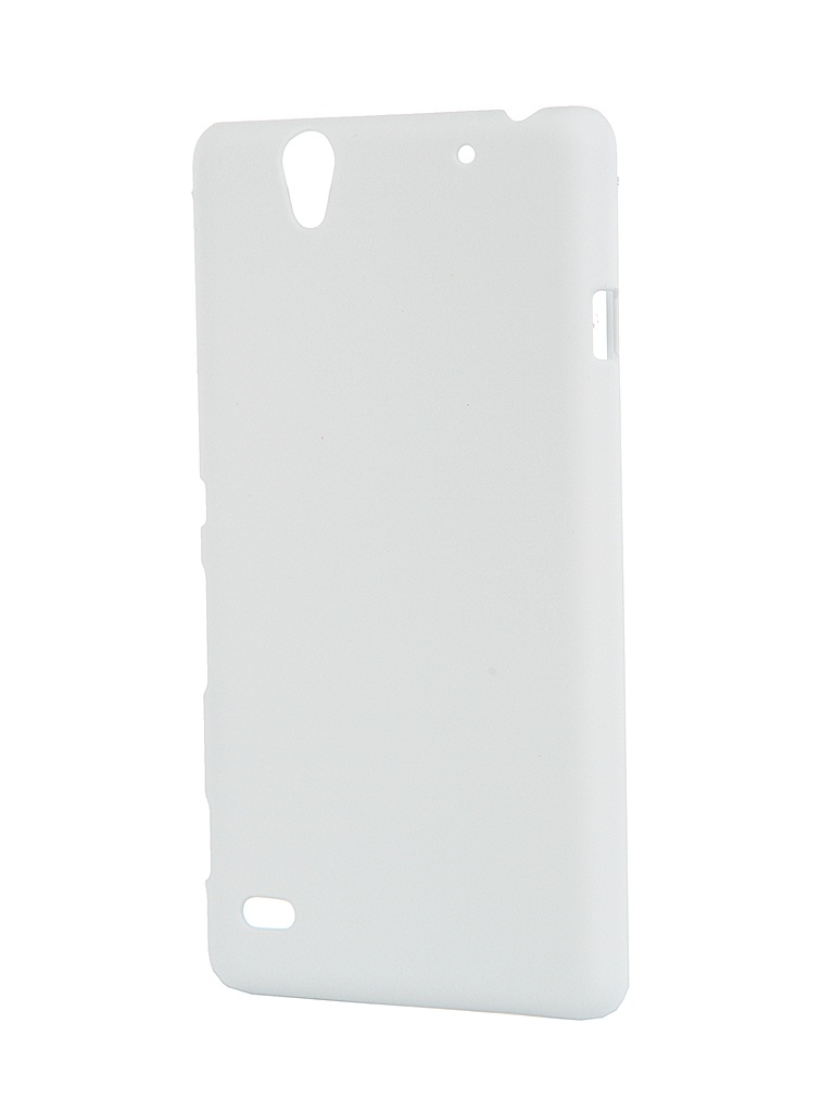  Аксессуар Чехол-накладка Sony Xperia C4 SkinBox 4People White T-S-SXC4-002 + защитная пленка
