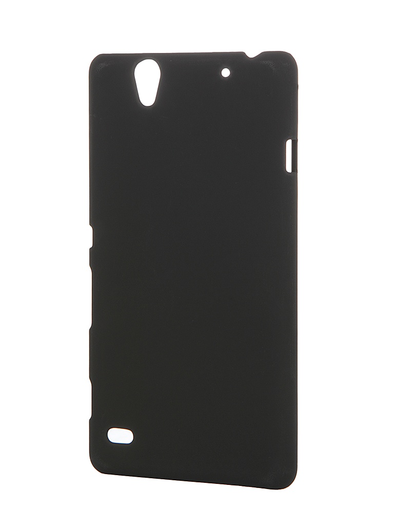  Аксессуар Чехол-накладка Sony Xperia C4 SkinBox 4People Black T-S-SXC4-002 + защитная пленка