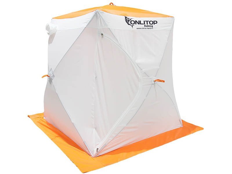  Палатка Onlitop Призма 150 Стандарт White-Orange 1176214