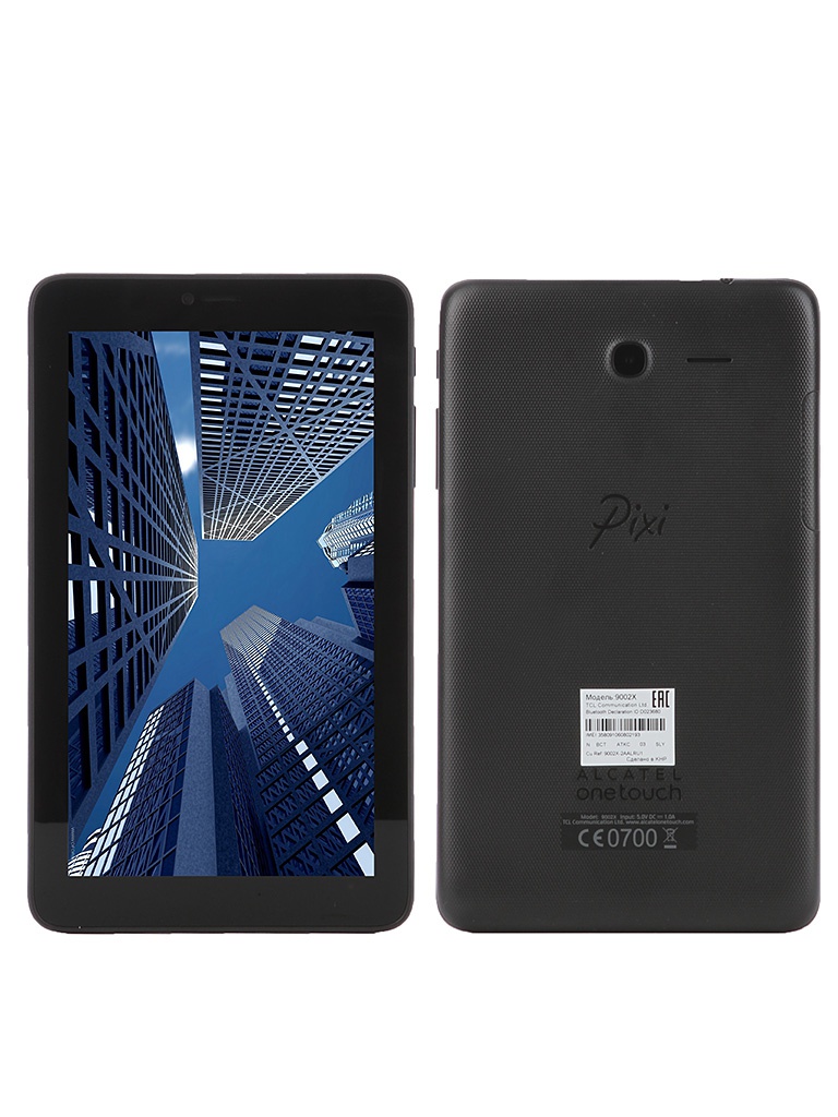 Alcatel OneTouch 9002X PIXI 3 (7) Volcano Black Dual Core 1.3 GHz/4Gb/Wi-Fi/3G/Bluetooth/GPS/Cam/7.0/Android
