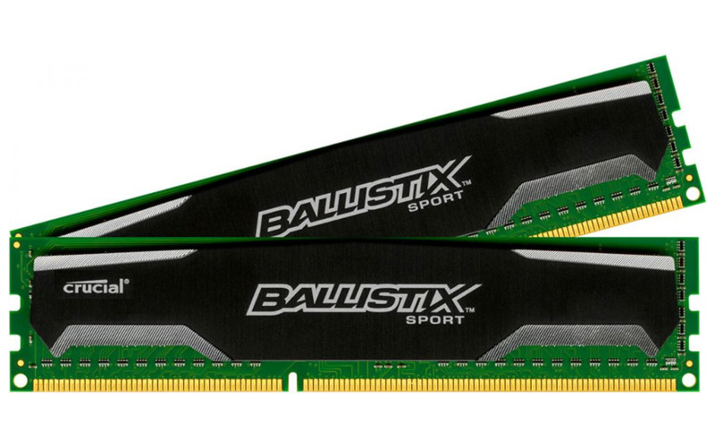 Crucial Ballistix Sport XT PC3-12800 DIMM DDR3 1600MHz CL9 - 8Gb KIT (2x4Gb) BLS2C4G3D169DS1J