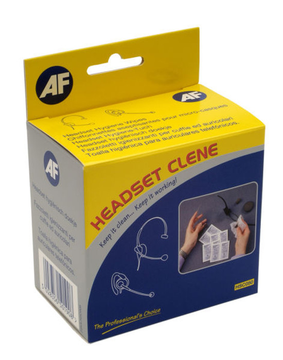  Аксессуар AF International AHSC050 - антибактериальные салфетки Headset-Clene