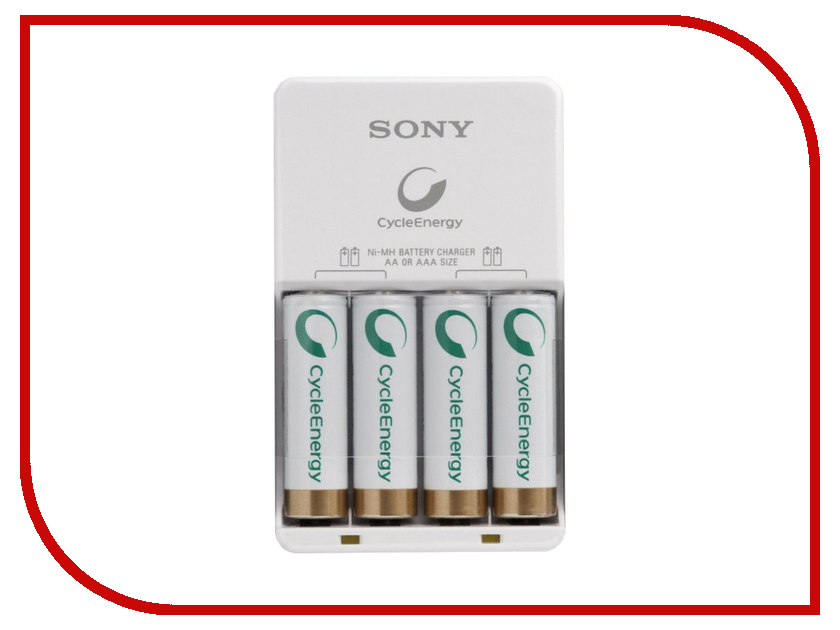 Зарядное устройство Sony BCG-34HH4KN + 4 HR03 2100 mAh