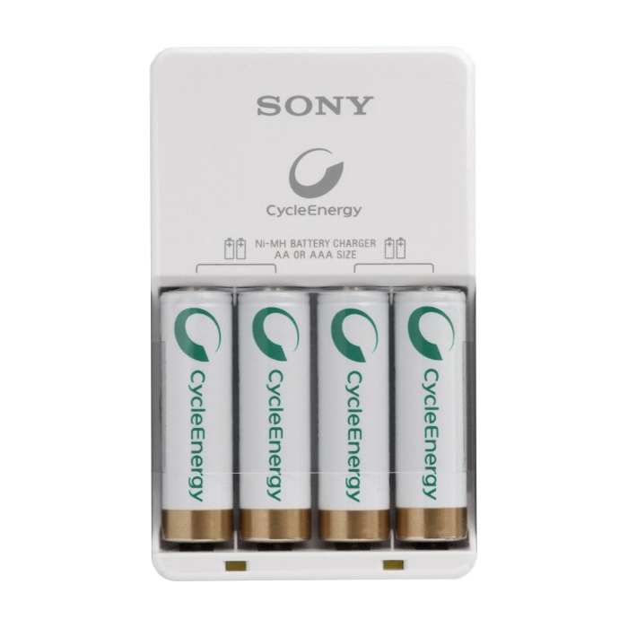 Sony Зарядное устройство Sony BCG-34HH4KN + 4 HR03 2100 mAh