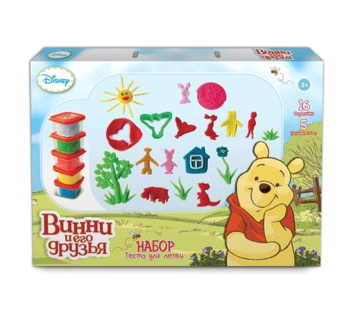 1Toy - Набор для творчества 1Toy Disney Winnie the Pooh T57460 Тесто для лепки