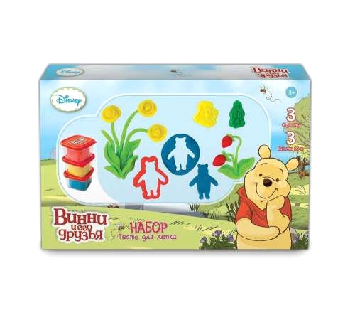 1Toy - Набор для творчества 1Toy Disney Winnie the Pooh T57455 Тесто для лепки