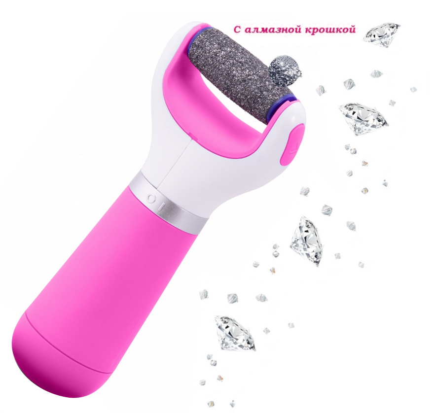 Scholl - Электрическая пилка Scholl Velvet Smooth Diamond Crystal Pink
