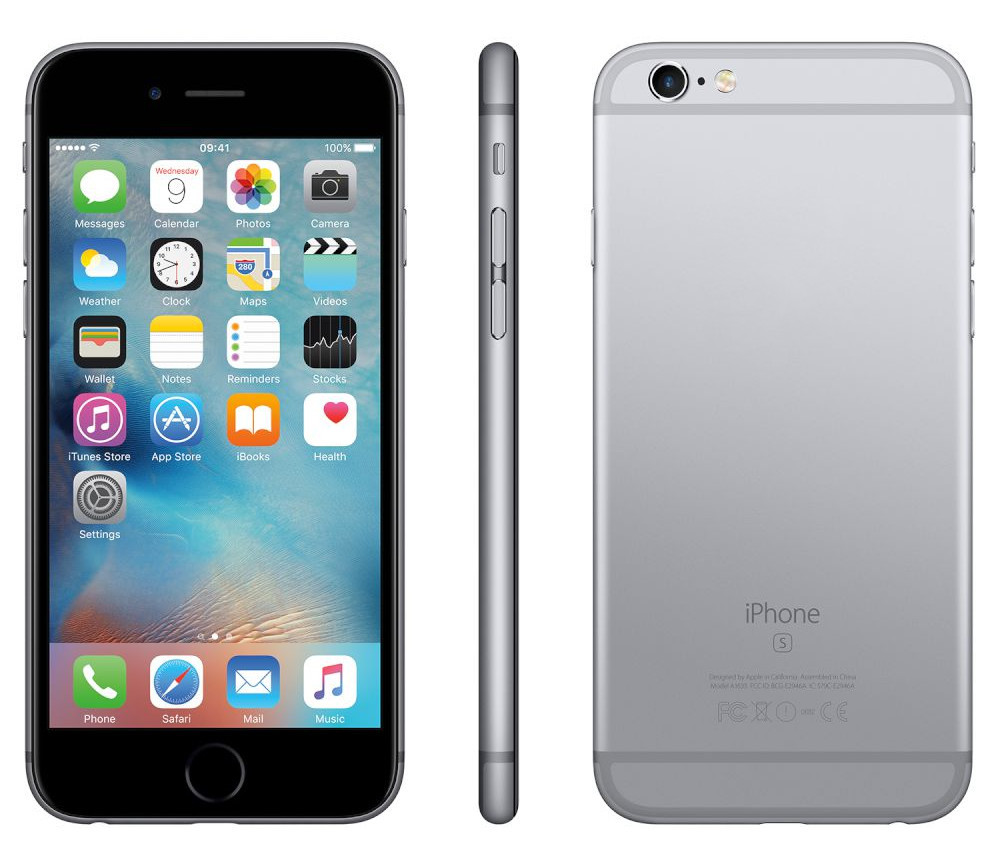 Сотовый телефон APPLE iPhone 6S - 128Gb Space Gray MKQT2RU/A