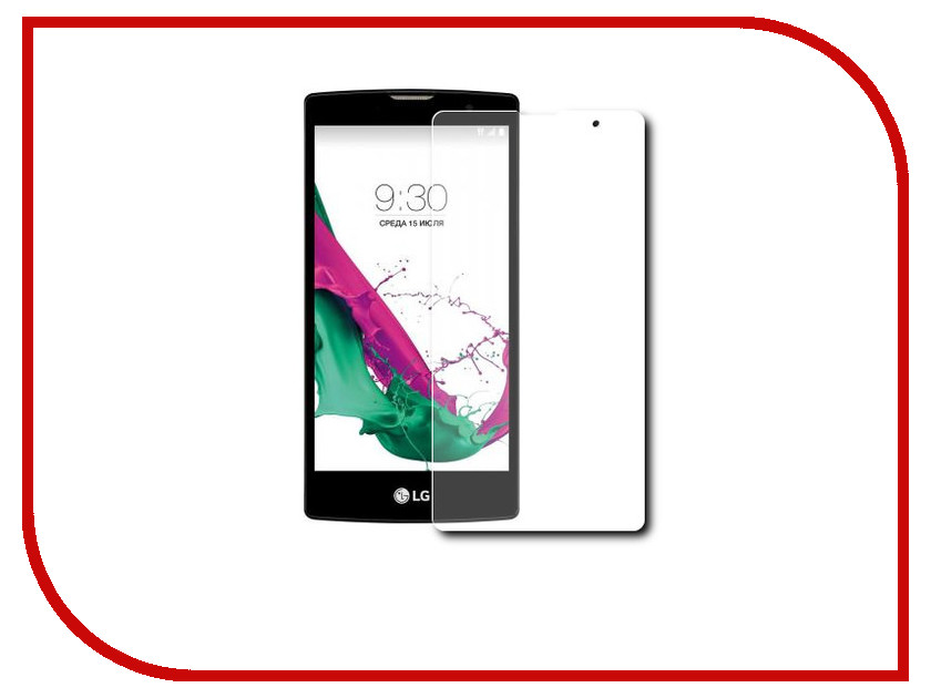    LG G4 Stylus Red Line Tempered Glass