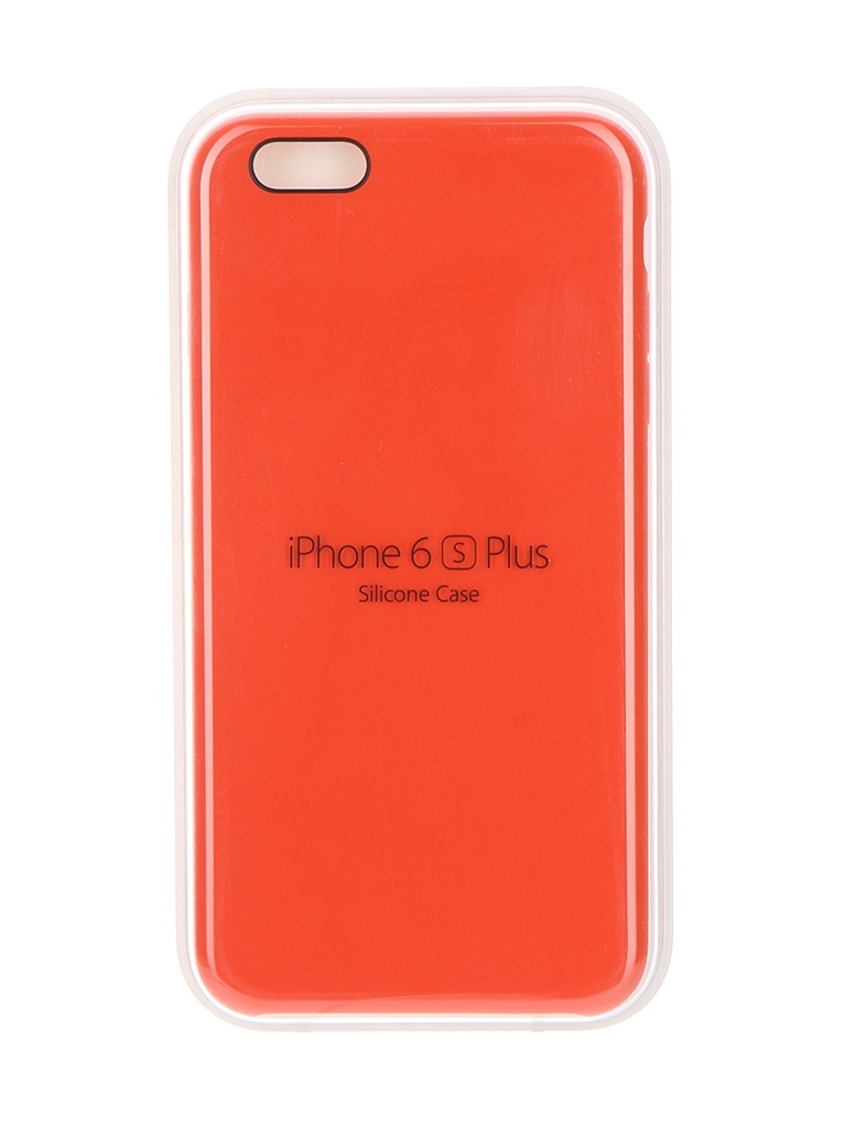 Apple Аксессуар Чехол APPLE iPhone 6S Plus Silicone Case Orange MKXQ2ZM/A