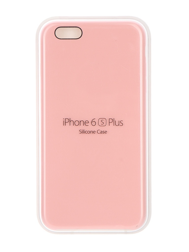   APPLE iPhone 6S Plus Silicone Case Pink MLCY2ZM/A<br>