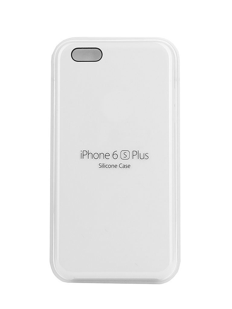 Apple Аксессуар Чехол APPLE iPhone 6S Plus Silicone Case White MKXK2ZM/A