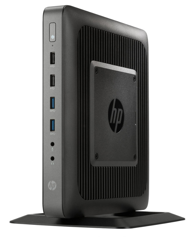 Hewlett-Packard Неттоп HP T620 F5A55AA (AMD GX-415GA 1.5 GHz/4096Mb/16Gb Flash/16Gb SSD/AMD Radeon HD8330E/Windows Embedded Standard 7 32-bit)