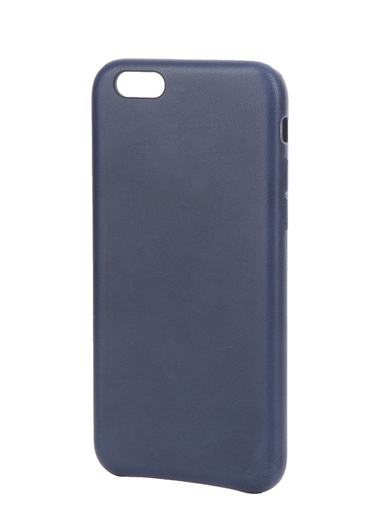 Apple Аксессуар Чехол APPLE iPhone 6S Leather Case Midnight Blue MKXU2ZM/A