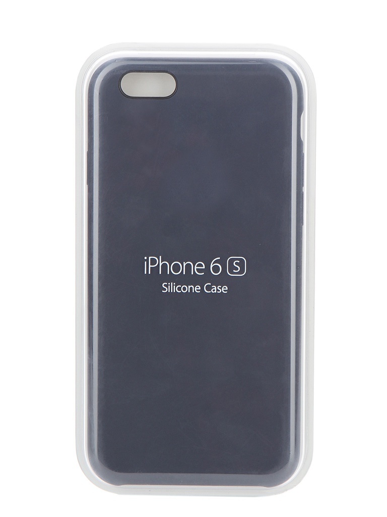 Apple Аксессуар Чехол APPLE iPhone 6S Silicone Case Midnight Blue MKY22ZM/A