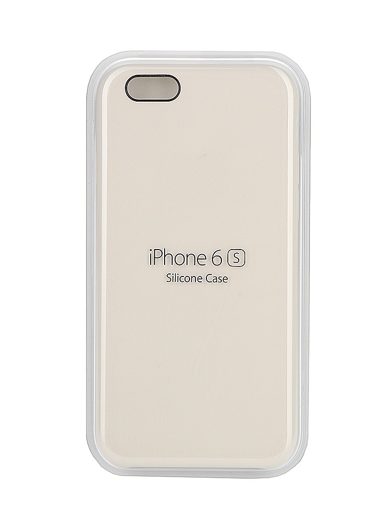 Apple Аксессуар Чехол APPLE iPhone 6S Silicone Case Antique White MLCX2ZM/A