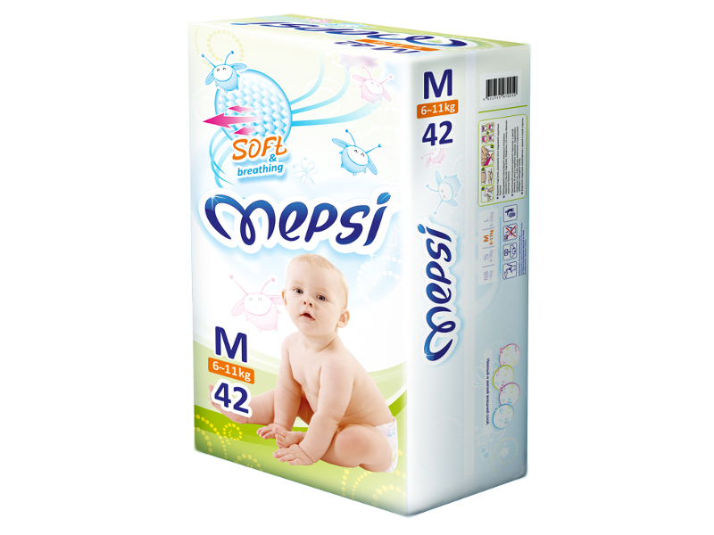 Mepsi - Подгузник Mepsi Premium M 6-11кг 42шт