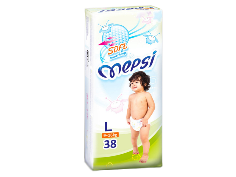 Mepsi - Подгузник Mepsi Premium L 9-16кг 38шт