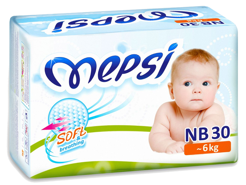 Mepsi - Подгузник Mepsi Premium NB до 0-6кг 30шт