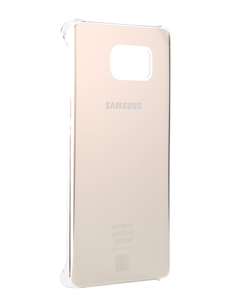 Samsung Аксессуар Чехол Samsung Galaxy Note 5 Glossy Cover Gold EF-QN920MFEGRU