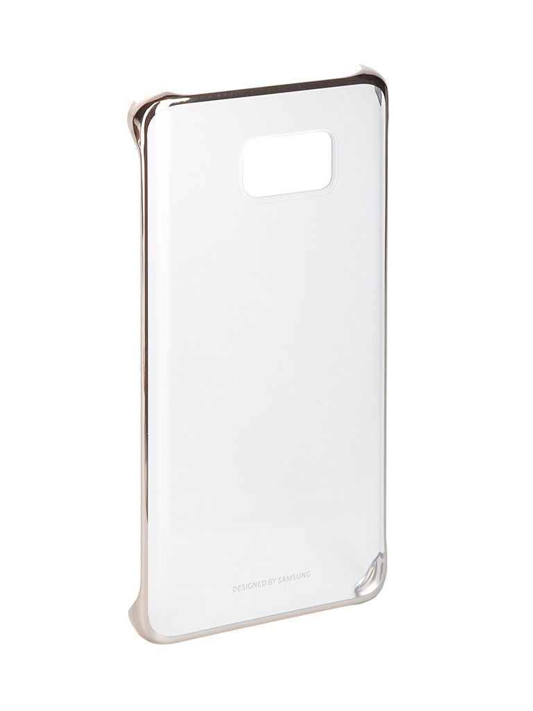 Samsung Аксессуар Чехол Samsung Galaxy Note 5 Clear Cover Gold EF-QN920CFEGRU