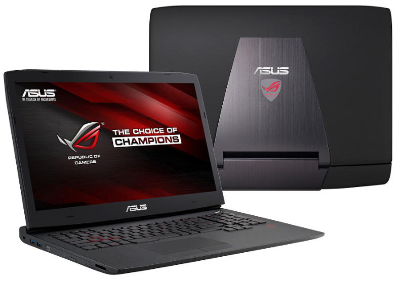 Asus Ноутбук ASUS G751JT 90NB06M1-M04250 Intel Core i7-4850HQ 2.3 GHz/16384Mb/1000Gb + 128Gb SSD/DVD-RW/nVidia GeForce GTX 970M 3072Mb/Wi-Fi/Bluetooth/Cam/17.3/1920x1080/Windows 10 64-bit