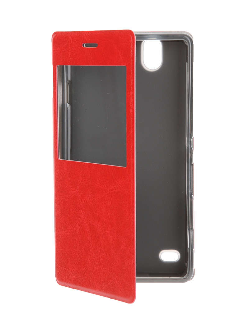  Аксессуар Чехол Sony Xperia C4 SkinBox Lux AW Red T-S-SEC4-004