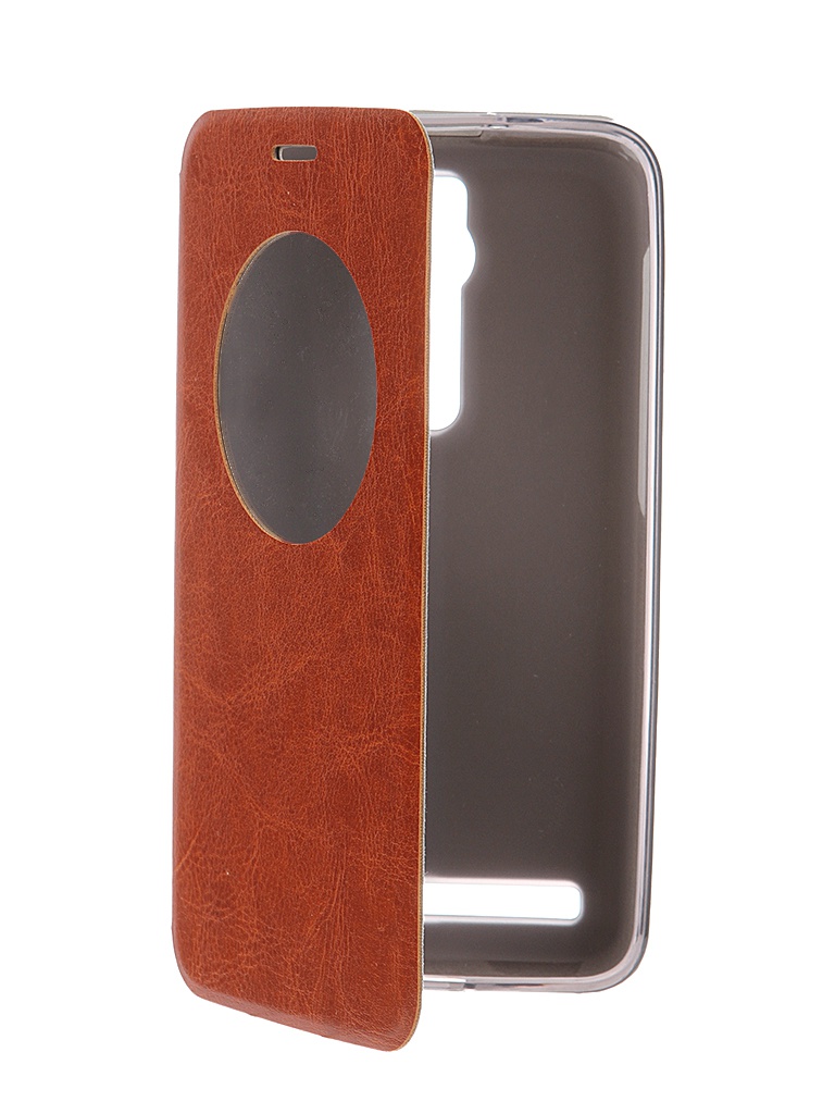  Аксессуар Чехол ASUS ZenFone 2 ZE551ML/ZE550ML 5.5 SkinBox Lux AW Brown T-S-AZF2-004